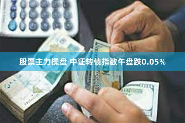 股票主力操盘 中证转债指数午盘跌0.05%