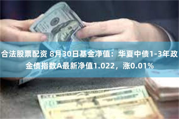 合法股票配资 8月30日基金净值：华夏中债1-3年政金债指数A最新净值1.022，涨0.01%